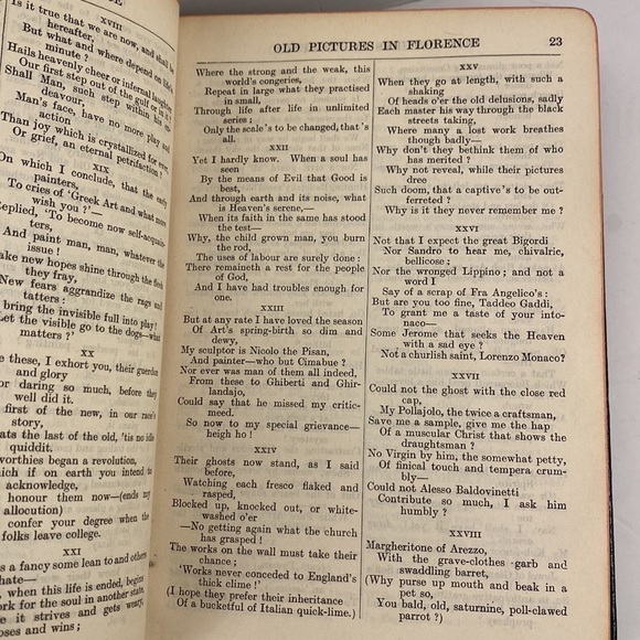 POEMS of Robert browning leather bond 1925 black textured gilt page edges - Picture 7 of 12